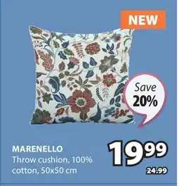 JYSK Marenello Throw cushion offer