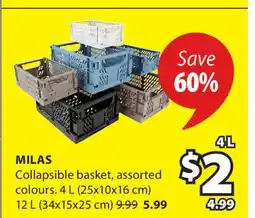 JYSK Milas Collapsible basket offer