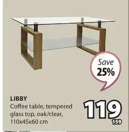 JYSK Libby Coffee table offer