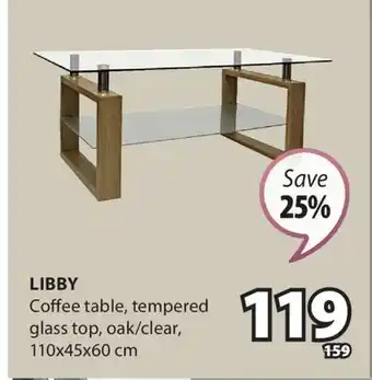 JYSK Libby Coffee table offer