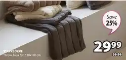 JYSK Stavklokke Throw offer