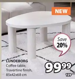 JYSK Lundeborg Coffee table offer