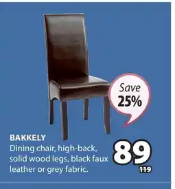 JYSK Bakkely Dining chair offer
