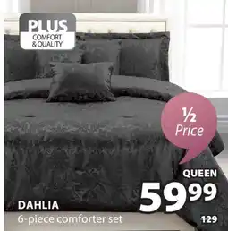 JYSK Dahlia 6-piece comforter set offer