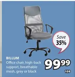 JYSK Billum Office chair offer