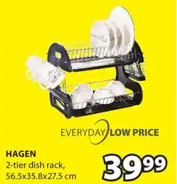 JYSK Hagen 2-tier dish rack offer