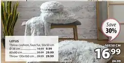 JYSK LOTUS Throw cushion offer