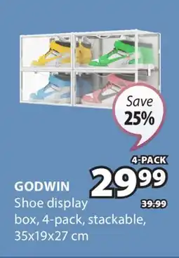 JYSK GODWIN Shoe display box offer