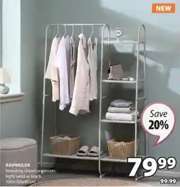 JYSK RAVNKILDE Standing closet organizer offer