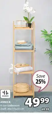 JYSK ARNICA 4-tier bathroom shelf offer