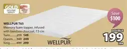 JYSK WELLPUR T65 Memory foam offer