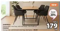 JYSK AABENRAA Dining table,PURHUS Dining chair offer