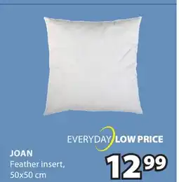 JYSK Joan Feather insert offer