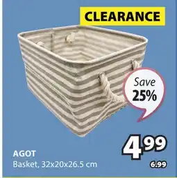 JYSK AGOT Basket offer