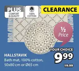 JYSK Hallstavik Bath mat offer