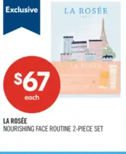 Shoppers Drug Mart LA ROSÉE NOURISHING FACE ROUTINE 2-PIECE SET offer