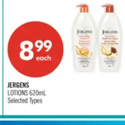Shoppers Drug Mart JERGENS LOTIONS offer