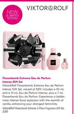 Shoppers Drug Mart Viktor&Rolf Flowerbomb Extreme 3-Piece Fragrance Gift Set offer