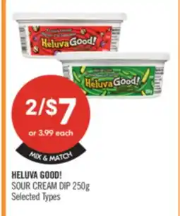 Shoppers Drug Mart HELUVA GOOD! SOUR CREAM DIP offer