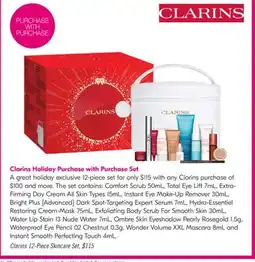 Shoppers Drug Mart Clarins 12-Piece Skincare offer