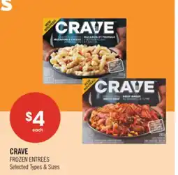 Shoppers Drug Mart CRAVE FROZEN ENTREES offer