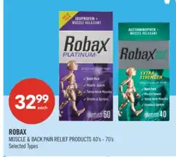 Shoppers Drug Mart MUSCLE & BACK PAIN RELIEF PRODUCTS 40's - 70's offer