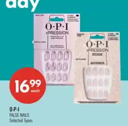 Shoppers Drug Mart O·P·I FALSE NAILS offer
