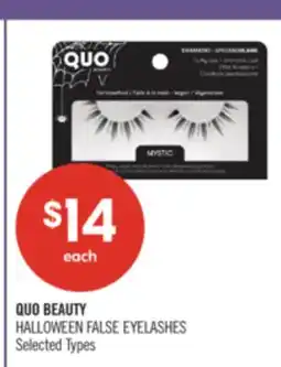 Shoppers Drug Mart QUO BEAUTY HALLOWEEN FALSE EYELASHES offer