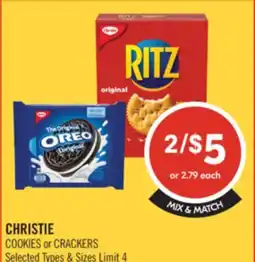 Shoppers Drug Mart CHRISTIE COOKIES or CRACKERS offer