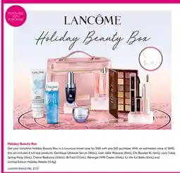 Shoppers Drug Mart Lancôme Beauty Box offer