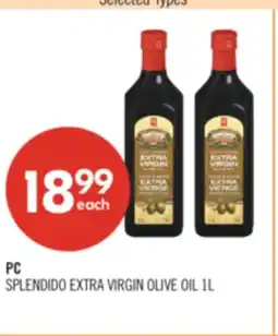 Shoppers Drug Mart PC SPLENDIDO EXTRA VIRGIN OLIVE OIL offer