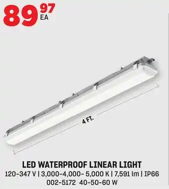 BMR LED WATERPROOF LINEAR LIGHT offer