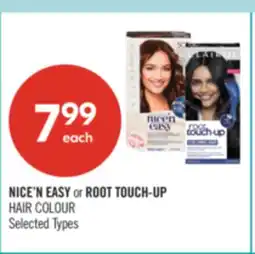 Shoppers Drug Mart NICE'N EASY or ROOT TOUCH-UP HAIR COLOUR offer