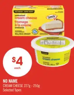 Shoppers Drug Mart NO NAME CREAM CHEESE offer