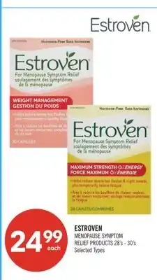 Shoppers Drug Mart MENOPAUSE SYMPTOM RELIEF PRODUCTS 28's - 30's offer