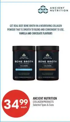 Shoppers Drug Mart ANCIENT NUTRITION COLLAGEN PRODUCTS offer