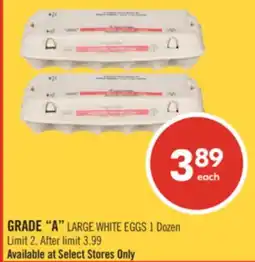 Shoppers Drug Mart GRADE A LARGE WHITE EGGS 1 Dozen offer