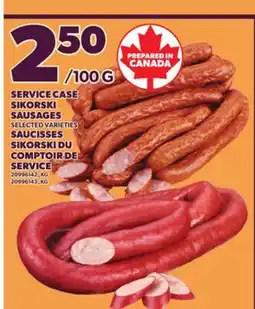 Independent City Market SERVICE CASE SIKORSKI SAUSAGES offer