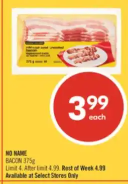 Shoppers Drug Mart NO NAME BACON offer