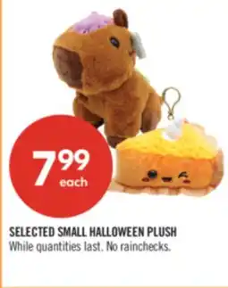 Shoppers Drug Mart SELECTED SMALL HALLOWEEN PLUSH offer