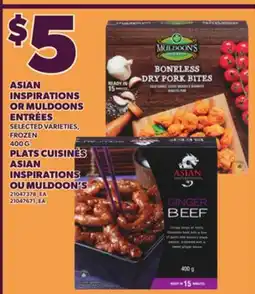 Independent City Market ASIAN INSPIRATIONS OR MULDOONS ENTRÉES, 400 G offer