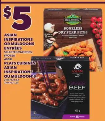 Independent City Market ASIAN INSPIRATIONS OR MULDOONS ENTRÉES, 400 G offer