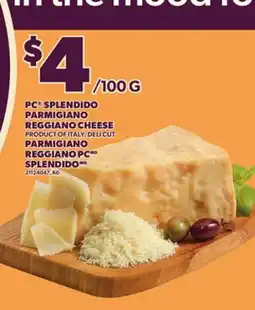 Independent City Market PC SPLENDIDO PARMIGIANO REGGIANO CHEESE offer