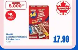 Wholesale Club Assorted Multipack offer