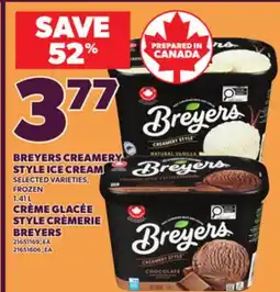 Independent City Market BREYERS CREAMERY STYLE ICE CREAM, 1.41 L offer