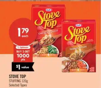 Shoppers Drug Mart STOVE TOP STUFFING offer