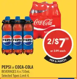Shoppers Drug Mart PEPSI or COCA-COLA offer