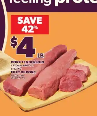 Independent City Market PORK TENDERLOIN, PKG OF 2 offer