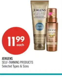 Shoppers Drug Mart JERGENS SELF TANNING PRODUCTS offer