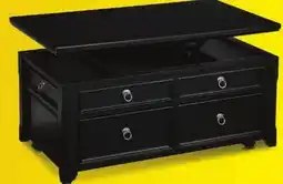 Leon's Turner 46 Lift-Top Coffee Table - Black offer